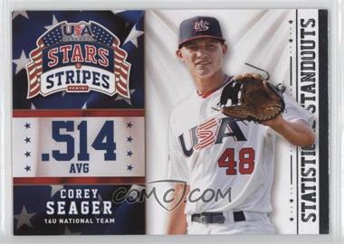 2015 Panini Stars and Stripes - Statistical Standouts #16 - Corey Seager