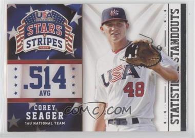 2015 Panini Stars and Stripes - Statistical Standouts #16 - Corey Seager