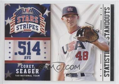 2015 Panini Stars and Stripes - Statistical Standouts #16 - Corey Seager