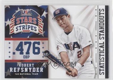 2015 Panini Stars and Stripes - Statistical Standouts #25 - Robert Refsnyder