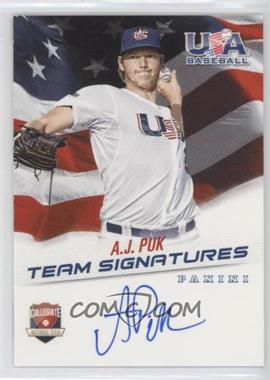 2015 Panini USA Baseball - Box Set Collegiate National Team Signatures #AP - A.J. Puk /399