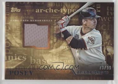 2015 Topps - Archetypes Relics #AR-BP - Buster Posey  /99