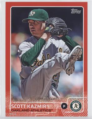 2015 Topps - [Base] - 5x7 Red #297 - Scott Kazmir /10