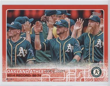 2015 Topps - [Base] - 5x7 Red #33 - Oakland Athletics /10
