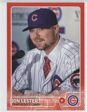 2015 Topps - [Base] - 5x7 Red #406 - Jon Lester /10