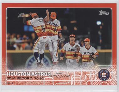 2015 Topps - [Base] - 5x7 Red #496 - Houston Astros /10