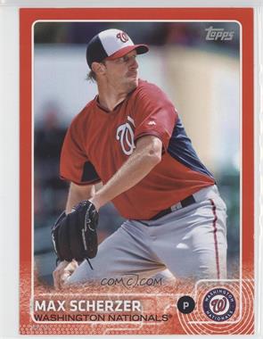 2015 Topps - [Base] - 5x7 Red #586.3 - Max Scherzer (Red Jersey) /10