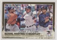 League Leaders - Jose Altuve, Victor Martinez, Michael Brantley #/2,015