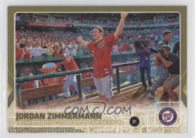 2015 Topps - [Base] - Gold #398 - Jordan Zimmermann /2015