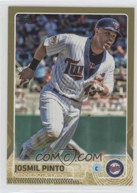 2015 Topps - [Base] - Gold #399 - Josmil Pinto /2015