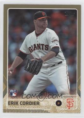 2015 Topps - [Base] - Gold #535 - Erik Cordier /2015