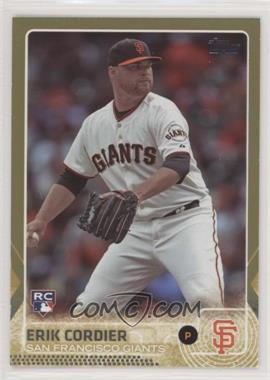 2015 Topps - [Base] - Gold #535 - Erik Cordier /2015