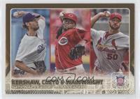 League Leaders - Clayton Kershaw, Johnny Cueto, Adam Wainwright #/2,015