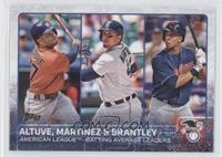 League Leaders - Jose Altuve, Victor Martinez, Michael Brantley