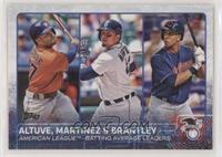 League Leaders - Jose Altuve, Victor Martinez, Michael Brantley