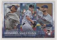 Corey Kluber, Chris Sale, Felix Hernandez