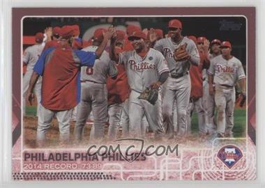 2015 Topps - [Base] - Pink #441 - Philadelphia Phillies /50