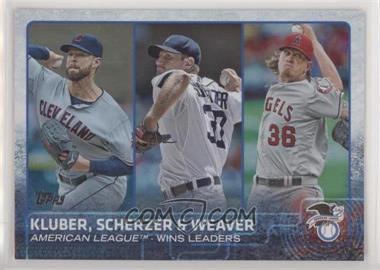 2015 Topps - [Base] - Rainbow Foil #214 - Corey Kluber, Max Scherzer, Jered Weaver