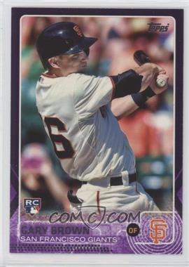 2015 Topps - [Base] - Toys R Us Purple #139 - Gary Brown [EX to NM]