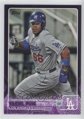 2015 Topps - [Base] - Toys R Us Purple #350 - Yasiel Puig