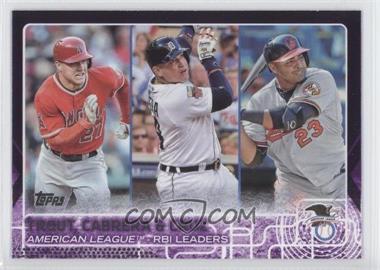 2015 Topps - [Base] - Toys R Us Purple #98 - League Leaders - Mike Trout, Miguel Cabrera, Nelson Cruz