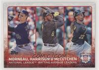 League Leaders - Justin Morneau, Josh Harrison, Andrew McCutchen