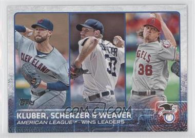 2015 Topps - [Base] #214 - Corey Kluber, Max Scherzer, Jered Weaver