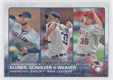 2015 Topps - [Base] #214 - Corey Kluber, Max Scherzer, Jered Weaver