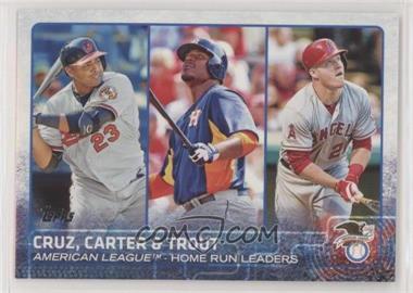 2015 Topps - [Base] #285 - Chris Carter, Mike Trout, Nelson Cruz [EX to NM]