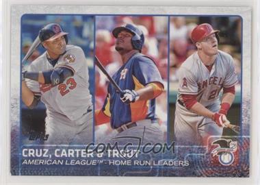 2015 Topps - [Base] #285 - Chris Carter, Mike Trout, Nelson Cruz [EX to NM]