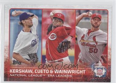 2015 Topps - [Base] #61 - League Leaders - Clayton Kershaw, Johnny Cueto, Adam Wainwright