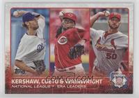 League Leaders - Clayton Kershaw, Johnny Cueto, Adam Wainwright