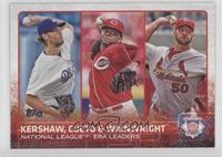 League Leaders - Clayton Kershaw, Johnny Cueto, Adam Wainwright