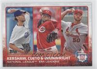 League Leaders - Clayton Kershaw, Johnny Cueto, Adam Wainwright