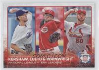 League Leaders - Clayton Kershaw, Johnny Cueto, Adam Wainwright