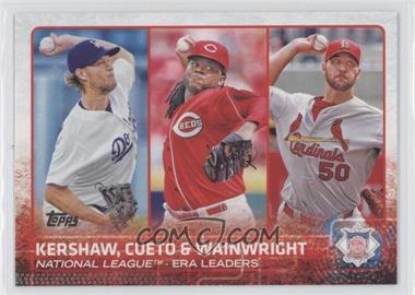 2015 Topps - [Base] #61 - League Leaders - Clayton Kershaw, Johnny Cueto, Adam Wainwright