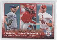 League Leaders - Clayton Kershaw, Johnny Cueto, Adam Wainwright