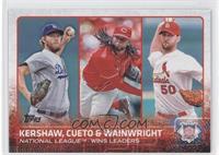 League Leaders - Clayton Kershaw, Johnny Cueto, Adam Wainwright