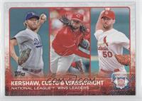 League Leaders - Clayton Kershaw, Johnny Cueto, Adam Wainwright