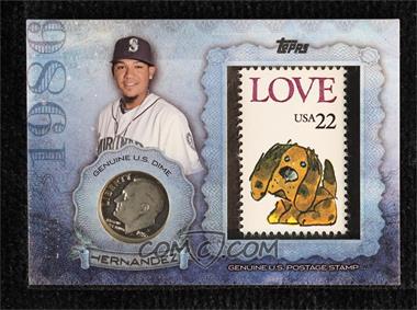2015 Topps - Birth Year Coin and Stamp - Dime #CS-49 - Felix Hernandez /50
