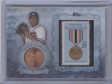 2015 Topps - Birth Year Coin and Stamp - Penny #CS-23 - Julio Teheran  /50 [Noted]