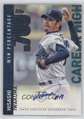 2015 Topps - Career High Autographs #CH-HI - Hisashi Iwakuma 