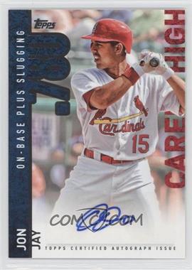 2015 Topps - Career High Autographs #CHA-JJ - Jon Jay