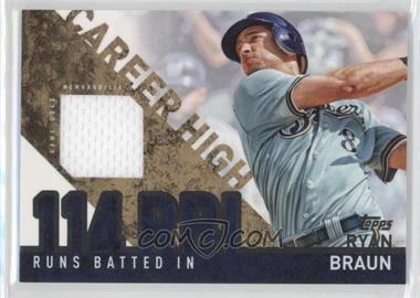 2015 Topps - Career High Relics #CHR-RB - Ryan Braun