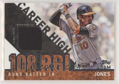 2015 Topps - Career High Relics #CRH-AJ - Adam Jones 