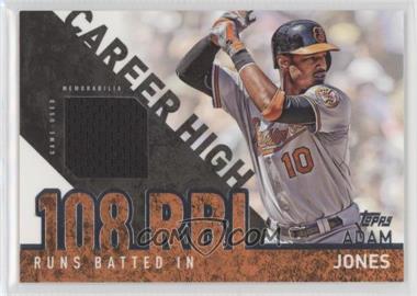 2015 Topps - Career High Relics #CRH-AJ - Adam Jones 