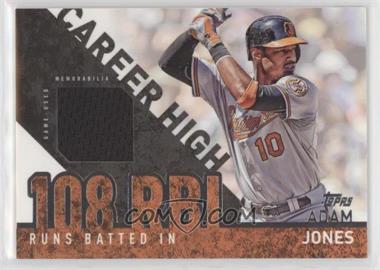 2015 Topps - Career High Relics #CRH-AJ - Adam Jones 