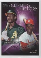 Lou Brock, Rickey Henderson