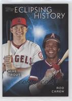 Rod Carew, Mike Trout [EX to NM]
