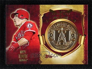 2015 Topps - First Home Run Medallions #FHRM-MT - Mike Trout 